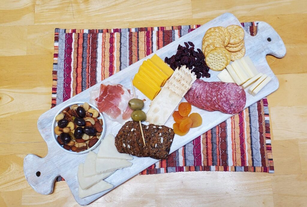Cheese and meat board